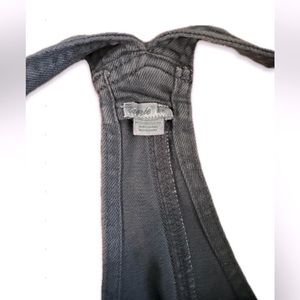 Black denim overalls size medium from aerie